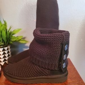UGG Cardy Button Detailed Knit Boot